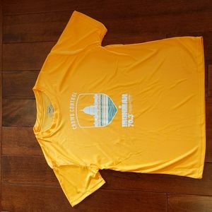 New Ironman Wisconsin Madison 70.3 Crowd Control Volunteer Short Sleeve Shirt